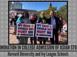 iscrimination in College Admission of Asian Students in Harvard University and Ivy League Schools