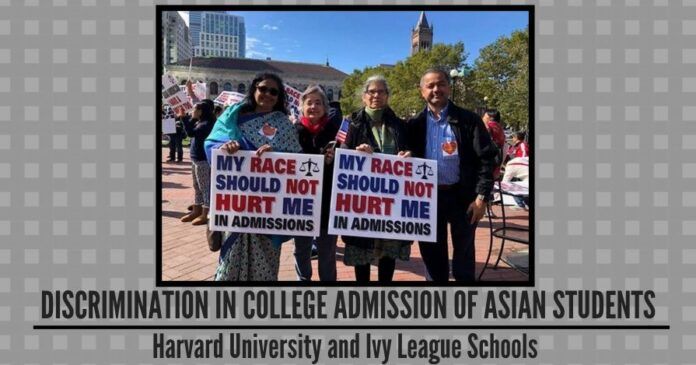 iscrimination in College Admission of Asian Students in Harvard University and Ivy League Schools