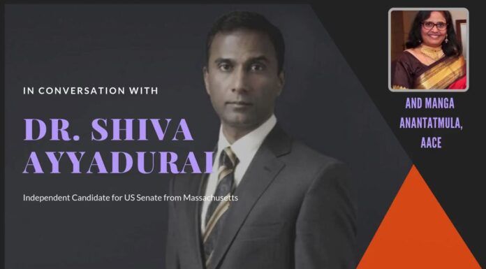 In conversation with Dr Shiva Ayyadurai independent candidate for Senate from Massachussets