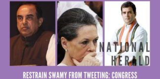 Congress leaders demand that Court prevent Swamy from making "derogatory tweets" about the National Herald case
