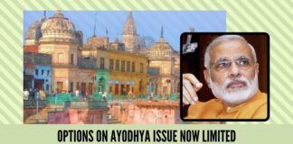 Options on Ayodhya issue now limited, Modi regime must consider Ordinance