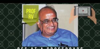Prof RV explains why RSS is at the crossroads