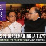 Is Chidambaram blackmailing Jaitley by threatening to expose the activity of his children?