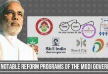 Some notable Reform Programs of the Modi Government and the impact so far