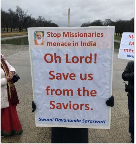 Figure 12. Oh Lord! Save us from the Saviors - Swami Dayananda Saraswati