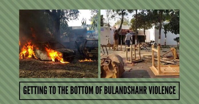 The fact is that the Bulandshahr violence is a major embarrassment to the BJP Government in the State.