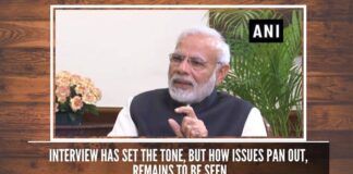 Modi's 90 minute interview summarized in 1.5 pages