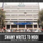 Swamy urges PM to get to the bottom of the matter of the CBDT circular that was issued to save the Gandhis in National Herald case