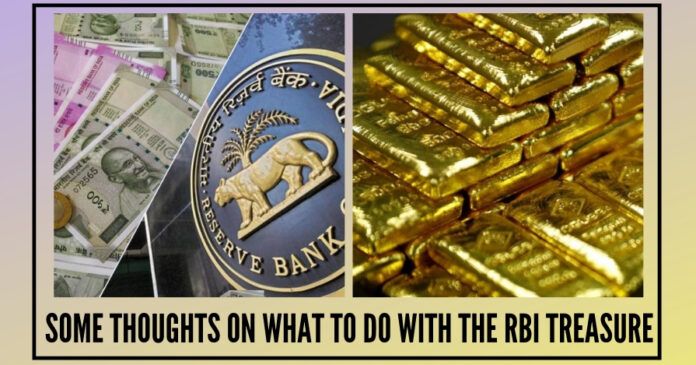 Selling the family jewels - Some thoughts on what to do with the RBI treasure