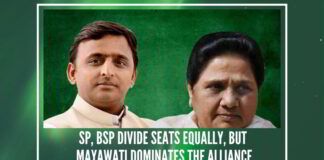 SP, BSP divide seats equally, but Mayawati dominates the alliance
