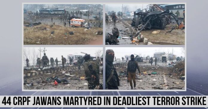 44 CRPF jawans martyred in deadliest terror strike