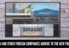 Amazon and other foreign companies adhere to the new FDI norms