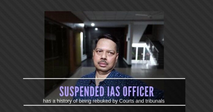 Suspended IAS Officer Mohammed Mohsin has a history of Modi-bashing and has been slammed by courts and tribunals in the past