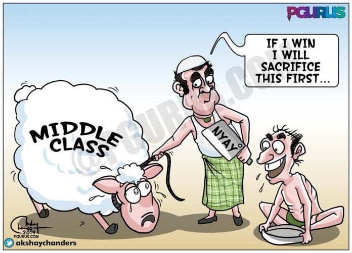 Rahul Gandhi's NYAY scheme comes at the expense of the Middle Class?