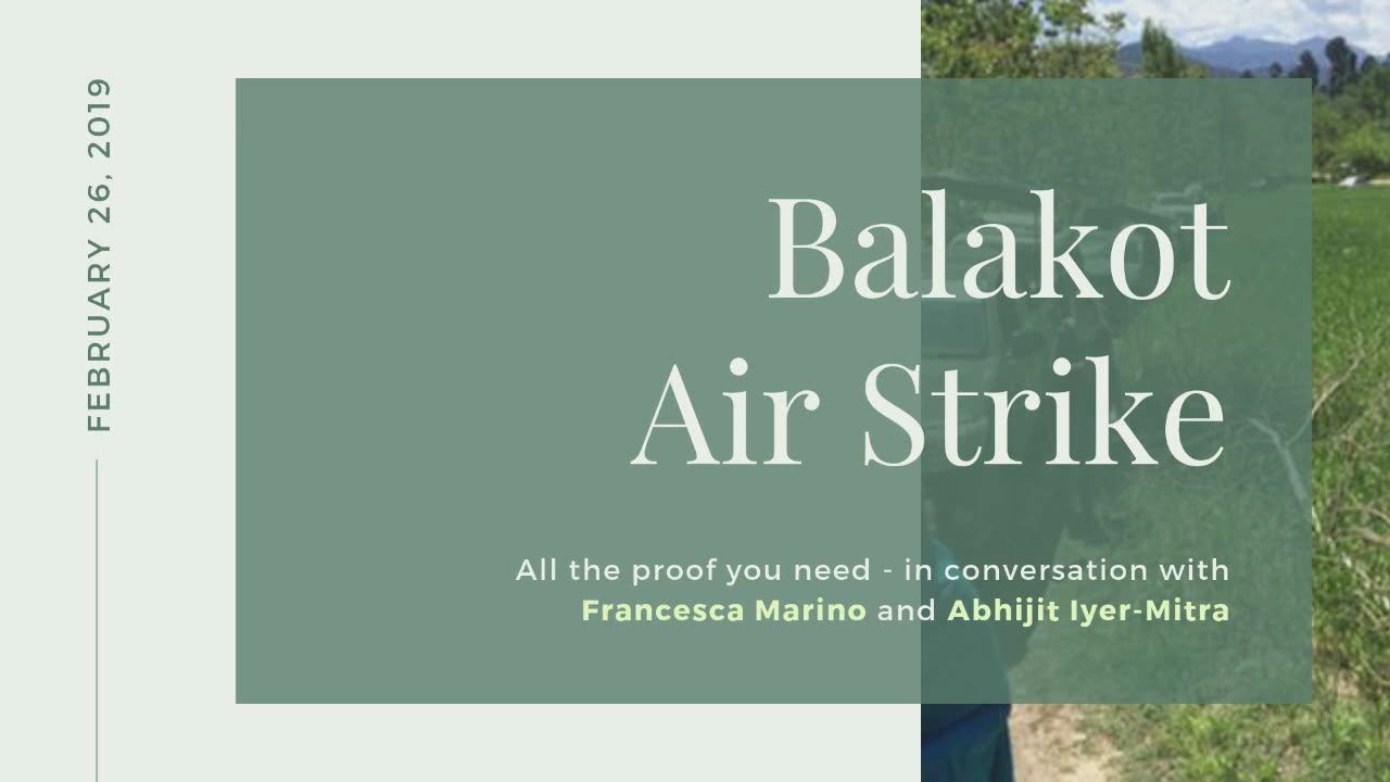 Francesco Marino was the first to report the reality of what happened at #Balakot. In this conversation, she discloses how she came about to know the incident and its aftermath as well as conclusive proof of the location. A must watch!