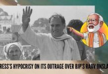 Congress’s hypocrisy on its outrage over BJP’s Rajiv onslaught