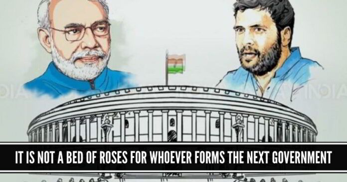 It is not a bed of roses for whoever forms the next Government