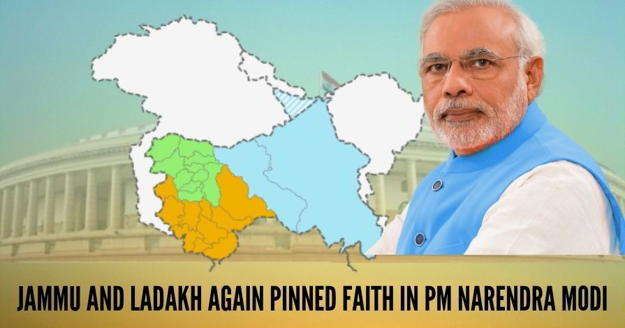 Jammu And Ladakh Again Pinned Faith in PM Narendra Modi, Voted For Integration, Reorganisation
