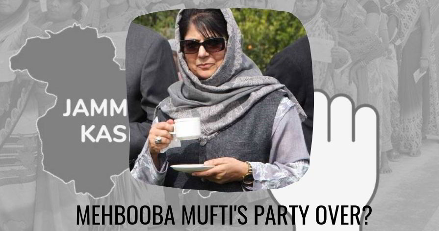 Mehbooba Mufti's party over?