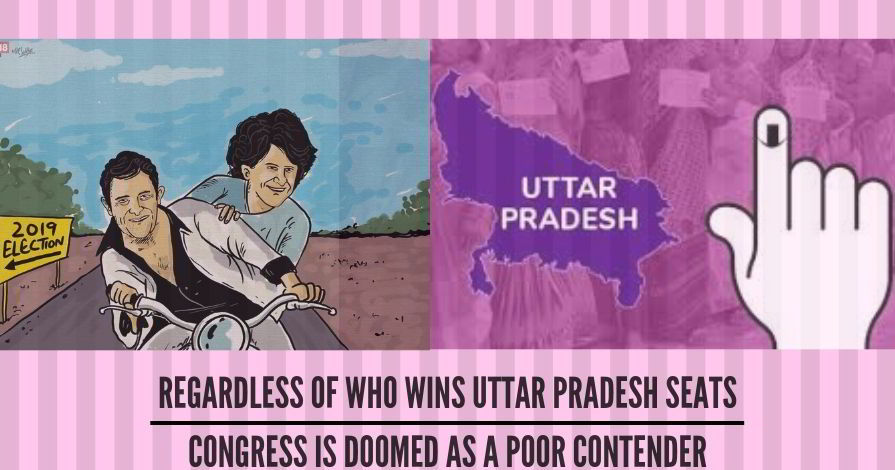 Regardless of who wins Uttar Pradesh seats, Congress is doomed as a poor contender