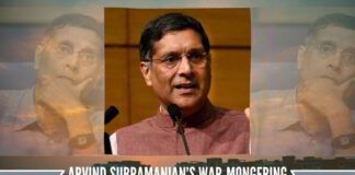 Arvind Subramanian’s WAR-mongering