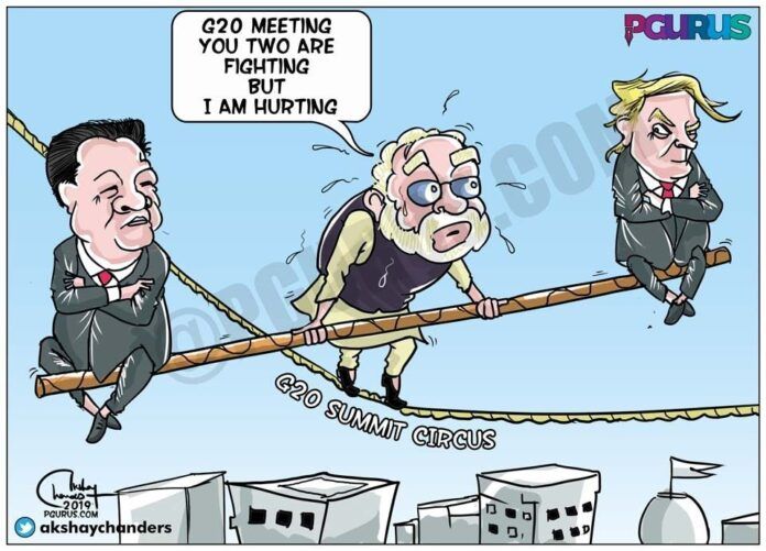 G20 meeting - You two are fighting but I am hurting, Narendra Modi, Donald Trump