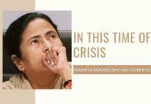 In this time of crisis, Mamata realises she has no friends save her