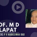 Prof M D Nalapat remembers P V Narasimha Rao one of India's greatest ever PMs