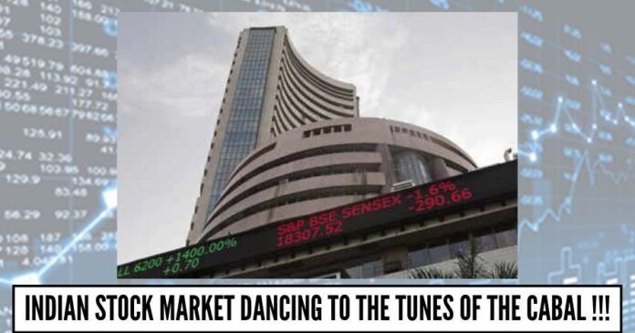 Indian Stock Market dancing to the tunes of the Cabal!!!