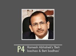 Ramesh Abhishek Agrawal's own Corruption Model in Startup India via 'Beti bachao & Beti badhao'