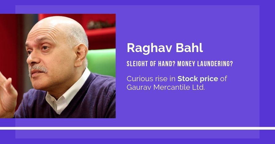 Sleight of hand by Raghav Bahl to sell his company to another of his own company? Who knew and pumped up the stock?