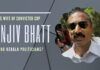 Why are Kerala politicians interested in raising funds for the legal case of convicted officer Sanjiv Bhatt?