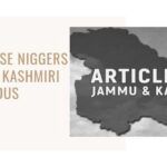 House Niggers and Kashmiri Hindus