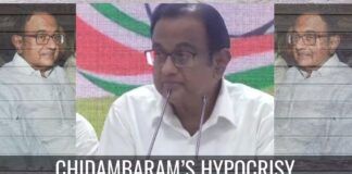 Chidambaram’s hypocrisy