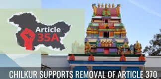 Chilkur supports Removal of Article 370