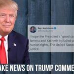 Fake News on Trump Comments