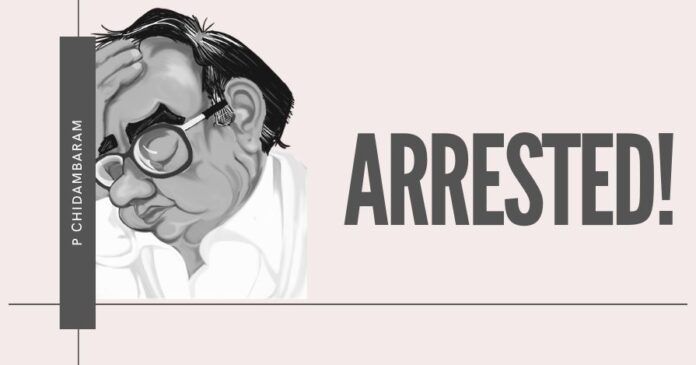 In what could be a first of many, the CBI arrested P Chidambaram in connection with the illegal FIPB clearance given to INX Media