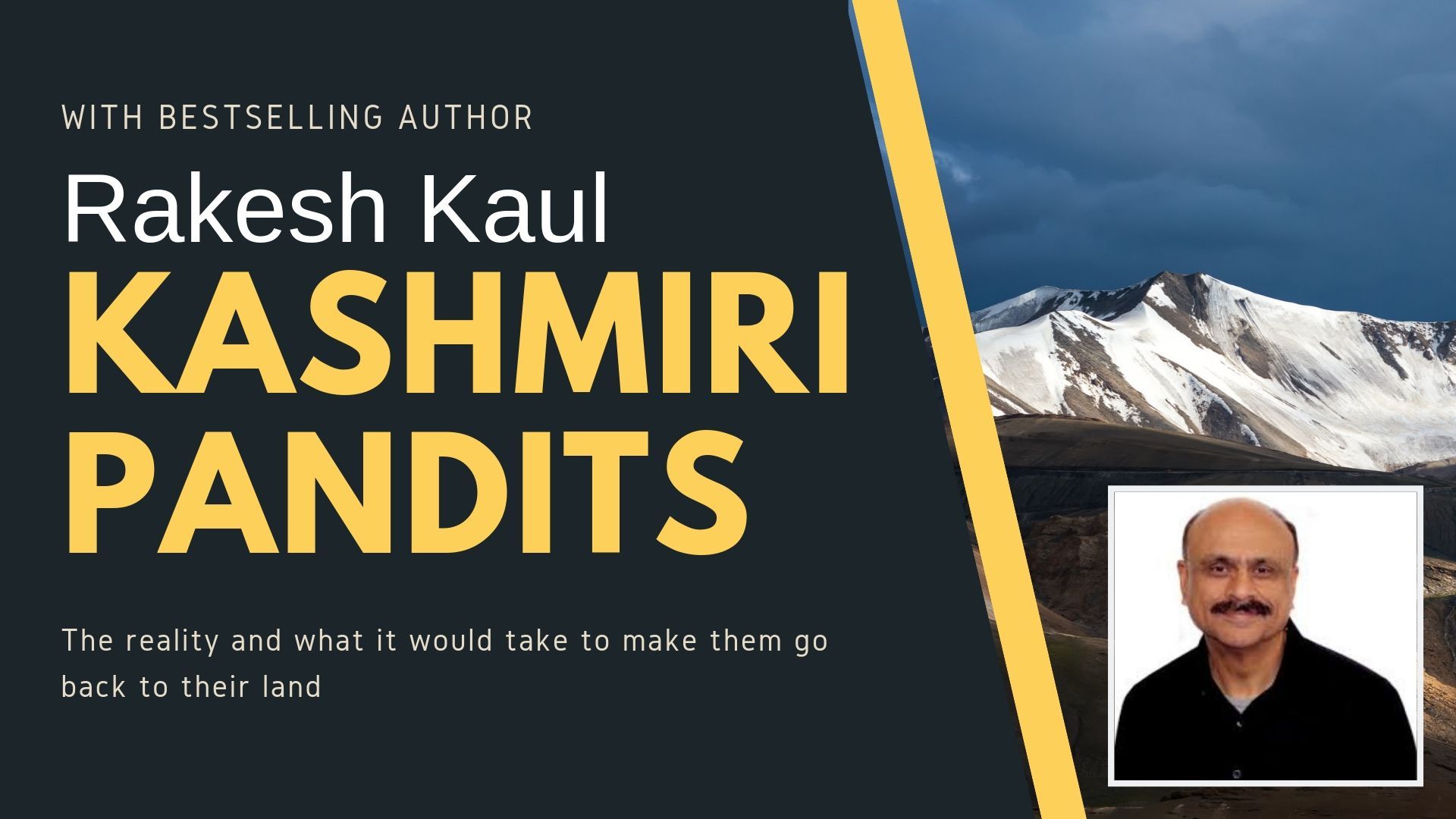 In conversation with Rakesh Kaul, CoFounder of Global Kashmiri Pandits