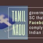 Would Tamil Nadu be the first state in India to put restrictions on how Facebook should operate?