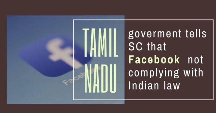 Would Tamil Nadu be the first state in India to put restrictions on how Facebook should operate?