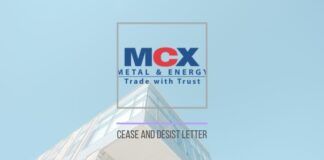 Cease and Desist letter from MCX