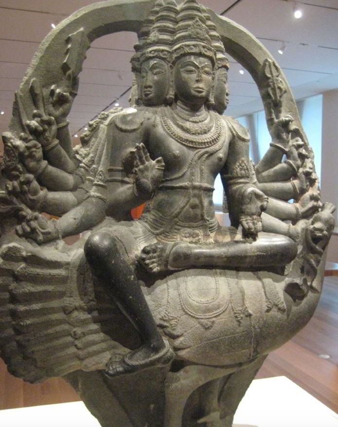 12th century image of Skanda from Andhra Pradesh