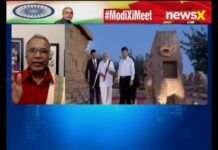 Sree Iyer on @NewsX talking about Xi's visit to India