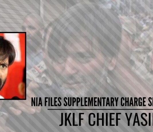 NIA files supplementary charge sheet against JKLF Chief Yasin Malik, others in terror funding case