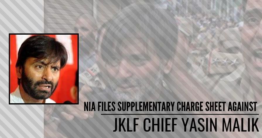 NIA files supplementary charge sheet against JKLF Chief Yasin Malik, others in terror funding case