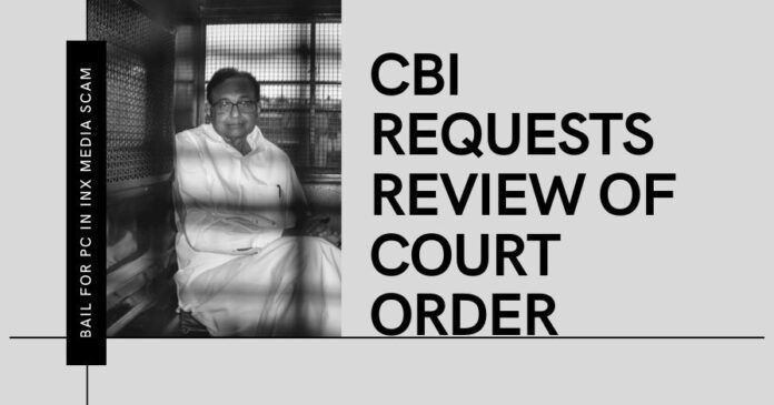 In its Review of the order of R Banumathi-led Bench on granting Chidambaram bail, the CBI has argued that there is a serious miscarriage of justice
