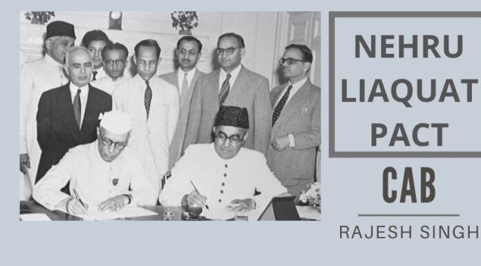 The Nehru-Liaquat pact of 1950. This agreement between Prime Ministers Jawaharlal Nehru and Liaquat Ali Khan of India and Pakistan respectively promised to ensure the protection of minorities in their respective countries.