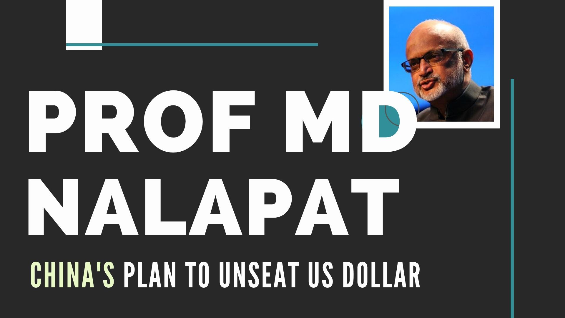 The latest US-China trade war has made China make several moves. Prof. M D Nalapat dissects the various pulls and pressures and the reason China is pushing Blockchain-based technologies in currency & buying up gold to try and unseat the US Dollar. A compelling video must watch!