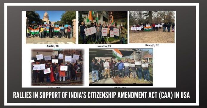 Rallies in support of India’s Citizenship Amendment Act (CAA) and to counter deliberate lies spread against it by some Organizations.