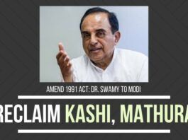 Swamy lays out a persuasive argument on why the 1991 Places of Worship Act must be amended, in his letter to PM Modi